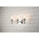 Vetiver 3 Light 23 inch PC Bath Light Wall Light in Polished Chrome